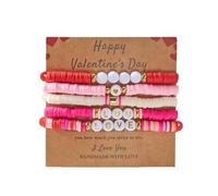 Adjustable Beaded Charm Bracelet For Girls Elastic Stretch Anklet Handmade Boho Jewelry Bridal Set for Wedding (18cm)