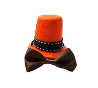 Adjustable Bearded Dragon 3Pcs Harness Leash With Magician Hat Bowtie For Reptiles Small Pet Holiday Costume Halloween Thanksgiving Bearded Dragon Leash Harness Hat Set