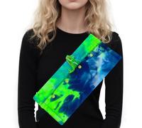 Adjustable Bearded Dragon Carriers Sling, Animal Sling Carrier Bag for Geckos, Crested Geckos, Lizards, Chameleons - Portable Reptile & Small Pet Outdoor Carrier Bag (Green)