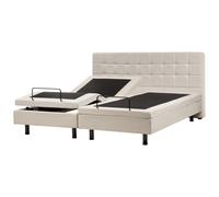 Adjustable Bed Fabric DUKE 180 x 200 cm (EU Super King) Light Beige