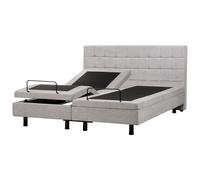 Adjustable Bed Fabric DUKE 180 x 200 cm (EU Super King) Light Grey