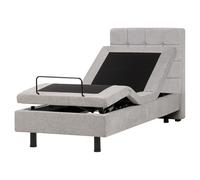 Adjustable Bed Fabric DUKE 80 x 200 cm (EU Small Single) Light Grey