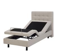 Adjustable Bed Fabric DUKE 90 x 200 cm (EU Single) Beige