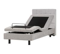 Adjustable Bed Fabric DUKE 90 x 200 cm (EU Single) Light Grey