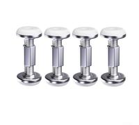 Adjustable Bed Frame Anti-shake Tool With Eva Pad For Wall Protection And Noise Reduction To Stabilize Wobbly Headboard Or Cabinet In Bedroom Living Room Metal Finish 4 Pack Size 30-38mm(75-93mm)
