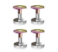 Adjustable Bed Frame Anti-shake Tool With Eva Pad For Wall Protection And Noise Reduction To Stabilize Wobbly Headboard Or Cabinet In Bedroom Living Room Metal Finish 4 Pack Size 30-38mm(46-56mm)