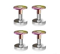 Adjustable Bed Frame Stoppers, 4-piece Set for Headboard Wall Protection, Metal Threaded Design 30-120mm Range for Furniture Stabilization(46-56mm)