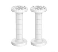 Adjustable Bed Head Fixer for Stability - Anti-Shake, Anti-Sway Support with Shock-Absorbing Pads, Fits Gaps 60-145mm, White PPA Bracket(135-145MM)