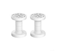Adjustable Bed Head Fixer for Stability - Anti-Shake, Anti-Sway Support with Shock-Absorbing Pads, Fits Gaps 60-145mm, White PPA Bracket(80-90MM)