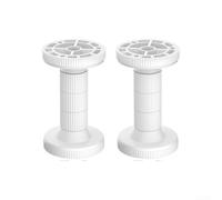 Adjustable Bed Head Fixer for Stability - Anti-Shake, Anti-Sway Support with Shock-Absorbing Pads, Fits Gaps 60-145mm, White PPA Bracket(95-105MM)