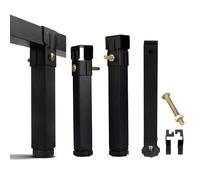 Adjustable Bed Legs4 Pcs Universal Metal Bed Frame Feet Support for Slatted Bed Bases & Sofa Furniture Replacement Parts for Enhanced Stability