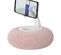 Adjustable Bed Phone Tablet Holder - Snuggle Screen Phone Holder With Plush Pillows For Placing Your Tablets, Snacks, Remote Controls