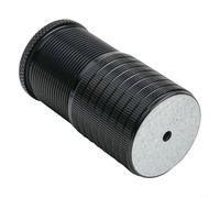 Adjustable Bed Risers for Furniture Height Increase, Aluminium Alloy Bed Legs with Anti-Vibration Silicone Pads, Stable Support for Beds Sofas Cabinets, Gold Grey(Black 43mm)