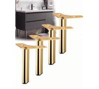 Adjustable Bed Risers Set of 4 Heavy Duty Furniture Elevators with Non Slip Feet Supports Up to 1500lbs Ideal for Beds Sofas & Chairs 9.9 Inch Height