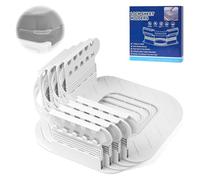 Adjustable Bed Sheet Holders with Lock Straps, 4-Packs New Upgrade Universal Heavy Bedsheet Fasteners for Corners, Keep Sheet Firm Tight No Loose, 5-Levels Fits Any Size Mattress, Easy Installation
