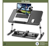 Adjustable Bed Table for Easy Use - Ideal for Breakfast & Home Office
