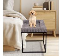 Adjustable Bedside Pet Bed for Cats & Small Dogs, Cosleeper Dog Bed Next to Human Bed, Washable Cushion, Stable Elevated Pet Sleeper