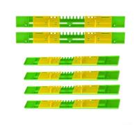 Adjustable Bee Hive Entrance Reducer Guard For 8 Frame Hives Plastic Barrier Winter Protection Against Robbers And Pests Secure Apiary For Access Control Strip Six Pack Gardening Tools 14 Inch