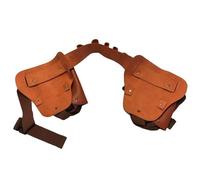 Adjustable Beer Can Holder Belt - Thick Drink Belt with Pocket | Beer Holder and Bottle Holder Convenient for Parties, Camping, BBQ, Outdoor Recreation, Perfect for, Brown, Se référer au descriptif