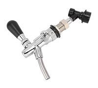 Adjustable Beer Tap - Adjustable FlowControl Draft Beer Faucet Tap Faucet Keg Beer Homebrewing Tap with Ball Lock Liquid Disconnect G5 / 8 Thread Shank Home Brew Beer Keg Faucet