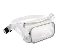 Adjustable Belt, Waterproof Cute Bag, Transparent Waist Purse, Transparent Packing Bag Backpacks Men Vintage, White, standard size, travel backpacks