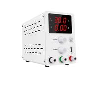 Adjustable Bench Power Supply Digital Bench Regulated Switching DC Power Supply 30V 10A 5A USB Adjustable Laboratory Source Regulator(R-SPS3010 W,110V)