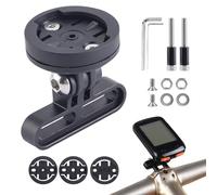 Adjustable Bicycle Computer Mount - 4.5 x 3.6 x 3.4 cm Metal Bicycle Holder, Compact Handlebar Mount, Road Mountain Accessories, Lightweight Sports Camera Stand, Travel and Commuting Equipment
