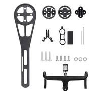 Adjustable Bicycle Computer Mount - Integrated Aluminum Front Bracket, Cycling Device Holder | Flexible Angle Riding Accessory Stand Equipment For Road Mountain City Bikes