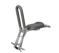 Adjustable Bike Child Seat Quick Release for Brompton Dahon Tern (Grey Saddle/Grey Handlebars, Seat Set (NO SAFETY BELT))