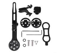 Adjustable Bike Computer Mount for Garmin, For Bryton, For Wahoo, For Cateye Lightweight Bracket for Easy Handling (A)