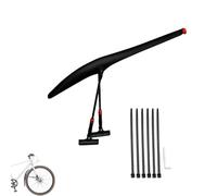 Adjustable Bike Fenders 700C with Light Bicycle Cycling Tire Front/Rear Mud Guards for Lightweight Mountain Road Bike (Rear)