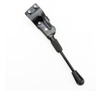 Adjustable Bike Kickstand for 24 and 26 Inch Mountain Bikes, Single Leg Parking Support with Three-Hole Side Mount, High Carbon Steel Bicycle Stand, Black