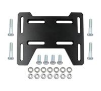 Adjustable Bike Mounting Plate Adapter Bracket Compatible with 79cc 97cc 100cc Engines Fits CT100U CC100X DoodleBug DB30 Motovox MBX10 Bikes(Black)