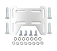 Adjustable Bike Mounting Plate Adapter Bracket Compatible with 79cc 97cc 100cc Engines Fits CT100U CC100X DoodleBug DB30 Motovox MBX10 Bikes(Silver)
