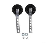 Adjustable Bike Stabilisers 12-20 Inch Steel Frame(Silver)