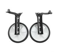 Adjustable Bike Training Wheels For Kids Multi Speed Bicycle Stabilisers Stainless Steel Support To Reduce Falling Risk While Learning(Black)