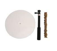 Adjustable Bird Perch, Portable Parrot Play Stand, Detachable Telescopic Frame with Acrylic Base and Pepper Wood Stick, Safe Non Design for Indoor Outdoor Traveling,