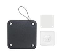 Adjustable Black Door Closer - No Punching Needed Pull Cord Design Surface Mount Bracket Ideal for Home & Office Easy Installation 1st Generation Quality