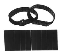 Adjustable Black Elastic Boot Straps with Adhesive Tape for Women’s Thigh High and Cowboy Boots with 2 Straps and 10 Glue Pads for Hiking Biking and Outdoor Use