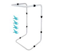 Adjustable Blanket Lifter Tool, Carbon Steel Bed Sheet Riser Frame, Hospital Beds Rail Accessory for Pressure Relief, Lightweight Lifting Aid for Elderly, Patients, Boys, Girls, Family Use