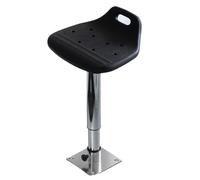 Adjustable Boat Seat Base, Rotating Boat Seat Base for Marine Chairs, Telescopic Bracket for Boat Seats, Robust Seat Swivel Bracket for Yachts, Fishing Boats and Watercraft Seat Accessories