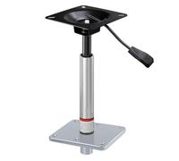 Adjustable Boat Seat Pedestal Base Mount Kit with Lock in 3/4" Boat Seat Pin Post&Marine Power Pedestal Mount Base for Marine Fishing Bass Chair,Post Adjustable Height 14 to 19 Inches/24 to 30 Inches