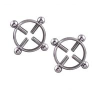 Adjustable Body Clamps Body Ring Non-Piercing Body Chain for Women Faux Body Jewelry Clip Jewelry Gifts for Women, Metal, No Gemstone