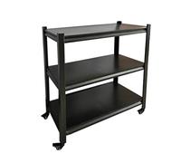 Adjustable Boltless 5Tier & 3Tier Metal Sto Shelves for Ga Kitchen OfficeIndustrial Shelving Unit Easy Assembly Black 60x40x80cm