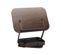 Adjustable Book Holder | Foldable Desktop Riser - 360 Degrees Rotating Foldable Riser Holder for Desk Recipe Cookbooks Laptops Textbook Tablets Home Magazines