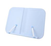 Adjustable Book Holder Reading Stand, Children's Textbook Cookbook Display Stand, Ergonomic Blue Book Stand with Angle Adjustment for Home Kitchen Study Desk (Basic)