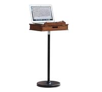 Adjustable Book Holder Stand with Paper Clips Drawer and Height-Adjustable Metal Tablet Stand for Reading, Cooking, and Working - Ideal for Kitchen, Bedroom, Office