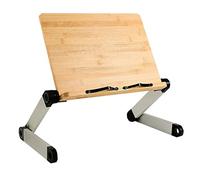 Adjustable Book Stand & Collapsible Laptop Holder with Page Clips - Versatile Hands-Free Reading & Cookbook Stand for Home & Office - Stylish Hollow Design, Size A