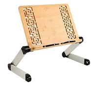Adjustable Book Stand & Cookbook Holder - Hands-Free Reading, Collapsible Laptop Stand with Page Clips, Versatile Book Holder for Home & Office (Color: Hollow, Size: A)