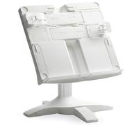 Adjustable Book Stand for Reading with Page Clips,Hands Free Portable Book Holder,with 5 Transparent Sticky Notes and 1 Index Tab, Foldable,Suitable for Cookbooks,Textbooks,Magazines,Laptops,Tablets